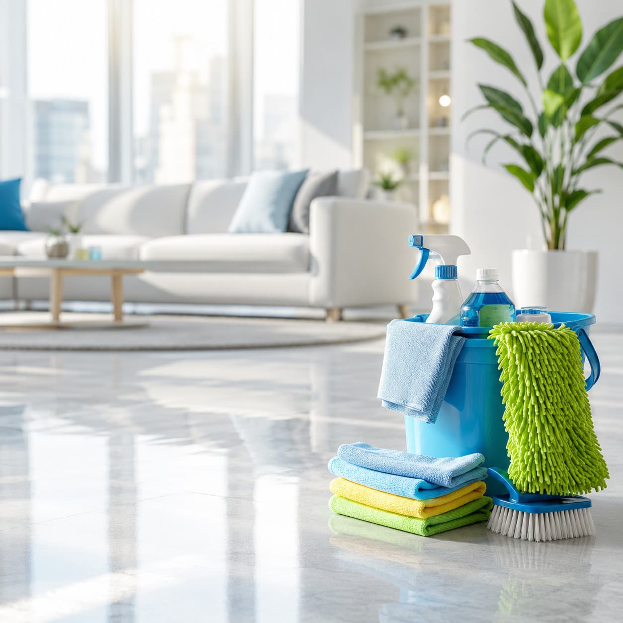 KitClean cleaning team at work
